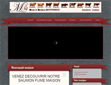 Tablet Screenshot of boucherie-boutonnier.com